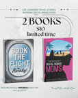 2 Books for $10 – Digital Nomad Moms + Book the Flight Already! - Peaks to Beaches Co Books