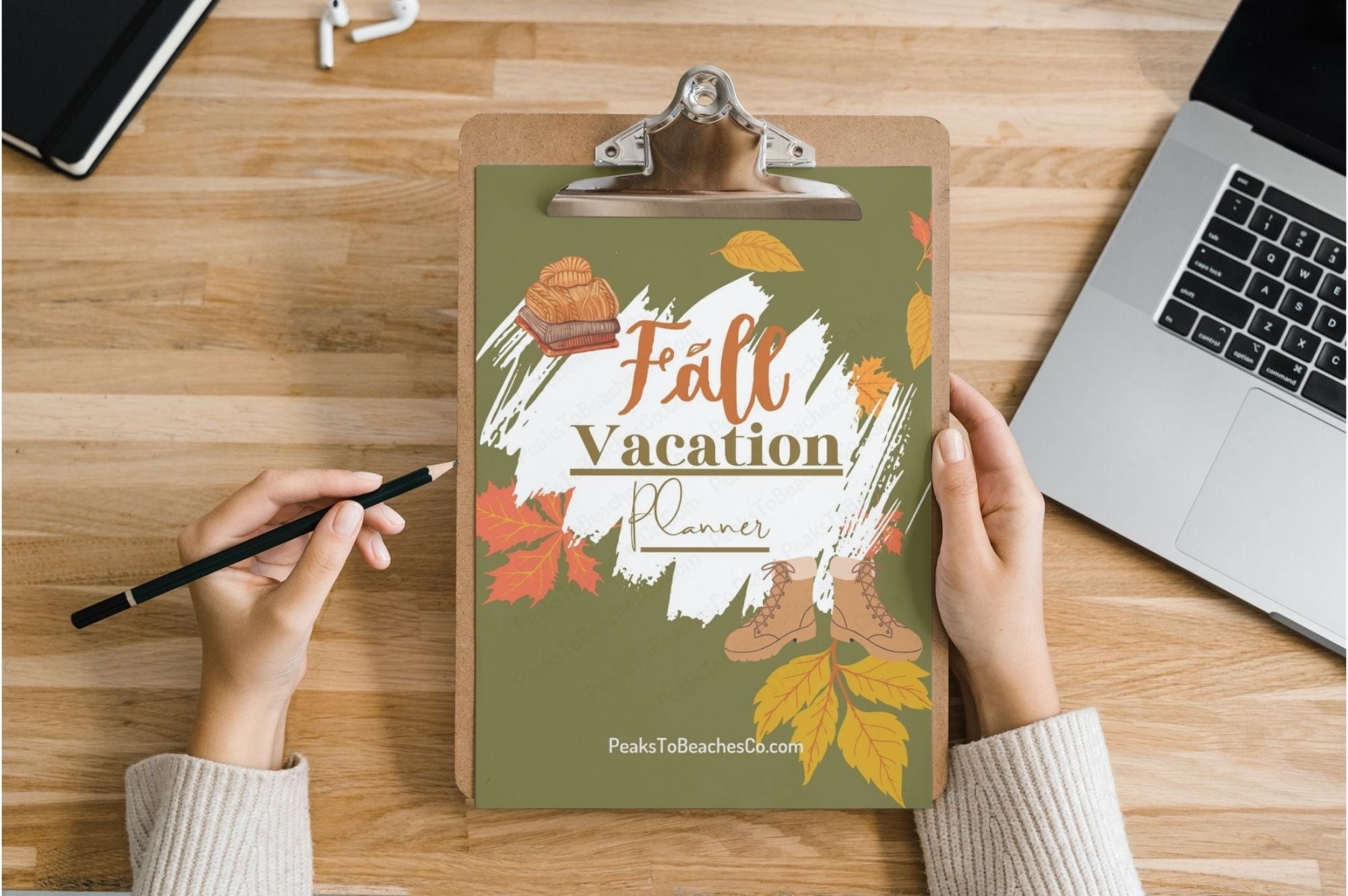 Fall Vacation Planner - PRINT AT HOME - Peaks to Beaches Co