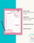 My Vacation Planner - PRINT AT HOME - Peaks to Beaches Co Planner