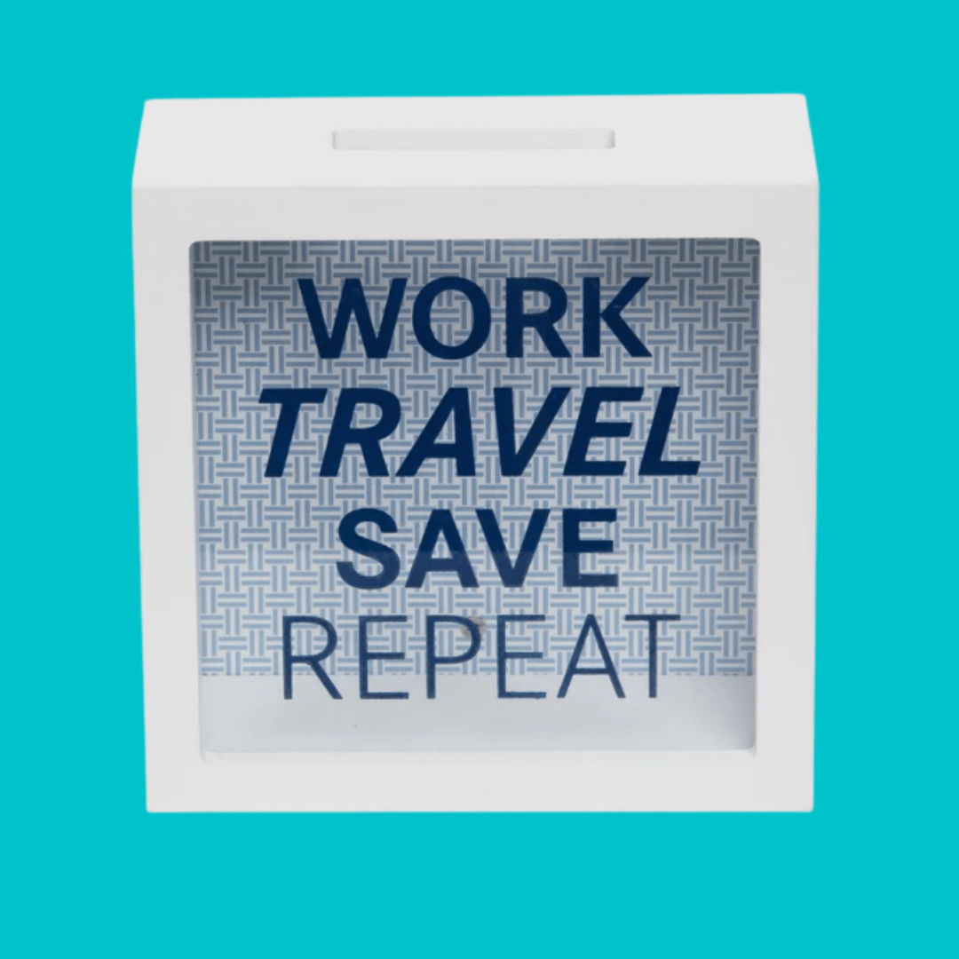 Shadow Box Savings Bank – Your Travel Dreams, Framed in Style - Peaks to Beaches Co Home Decor