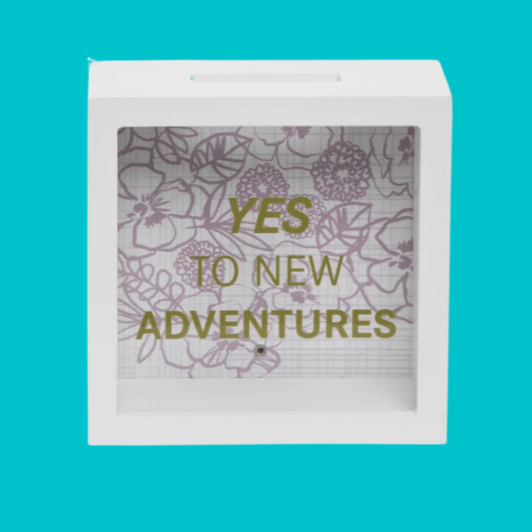 Shadow Box Savings Bank – Your Travel Dreams, Framed in Style - Peaks to Beaches Co Home Decor