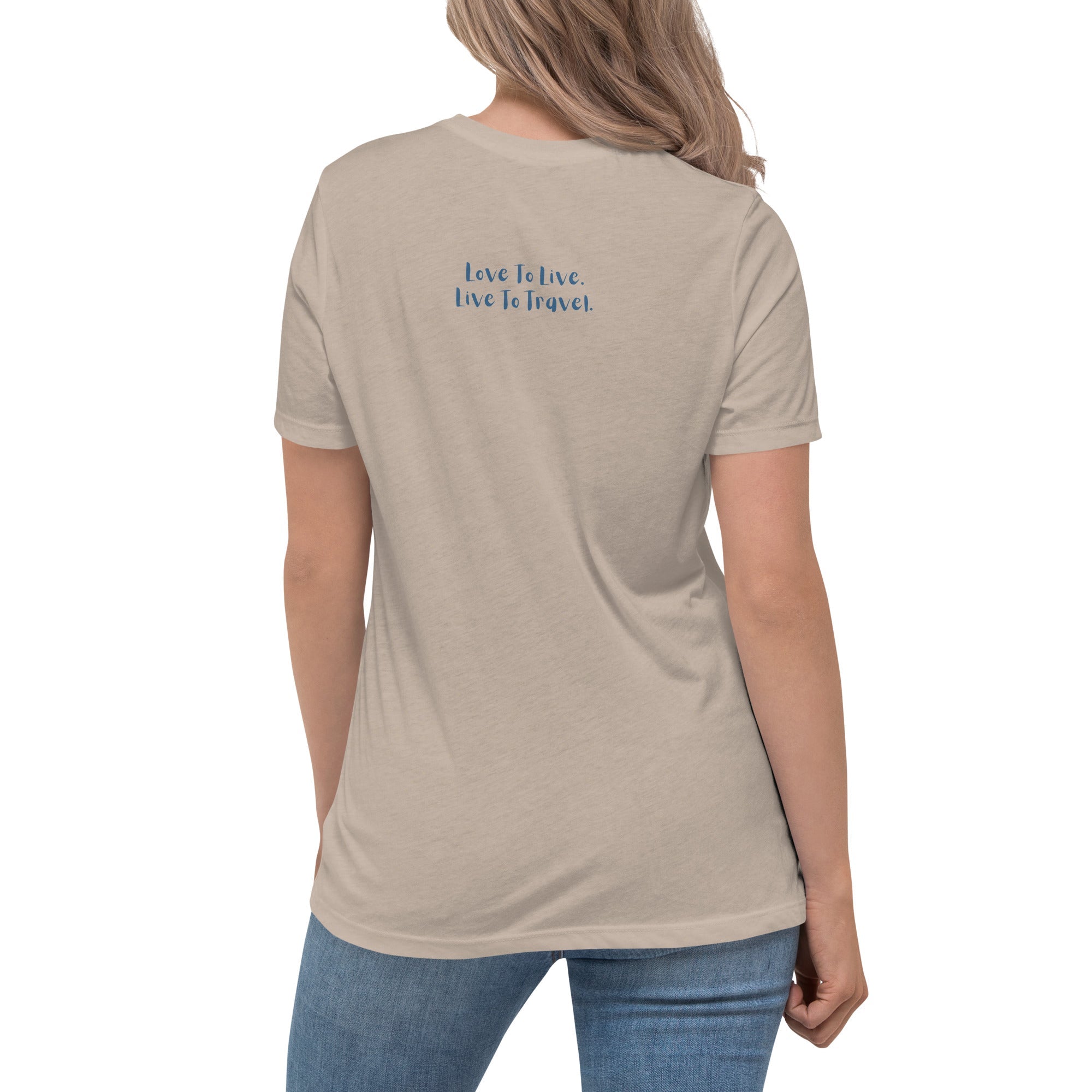 I Heart Travel - SS Women's Relaxed T-Shirt - Peaks to Beaches Co Apparel