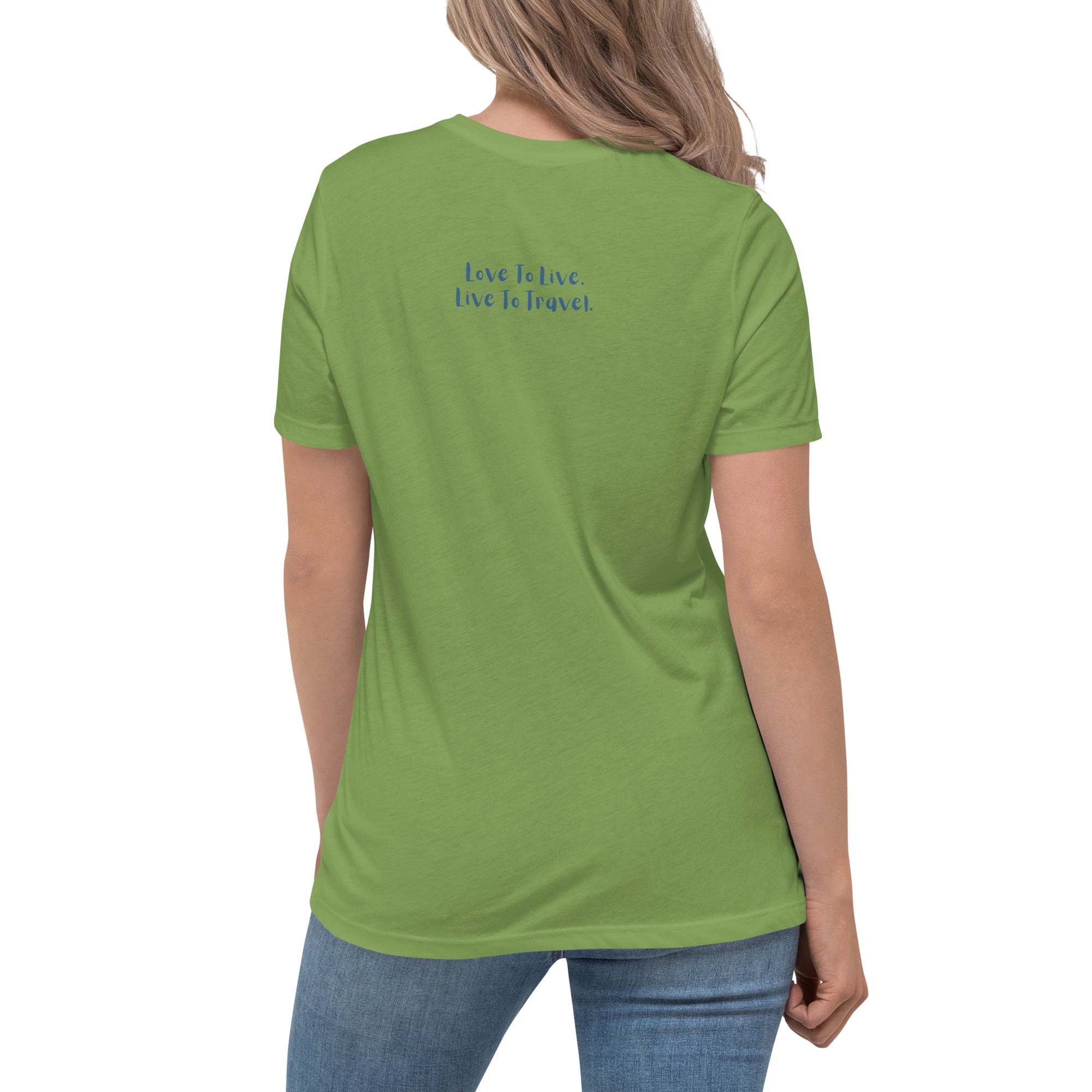 I Heart Travel - SS Women's Relaxed T-Shirt - Peaks to Beaches Co Apparel