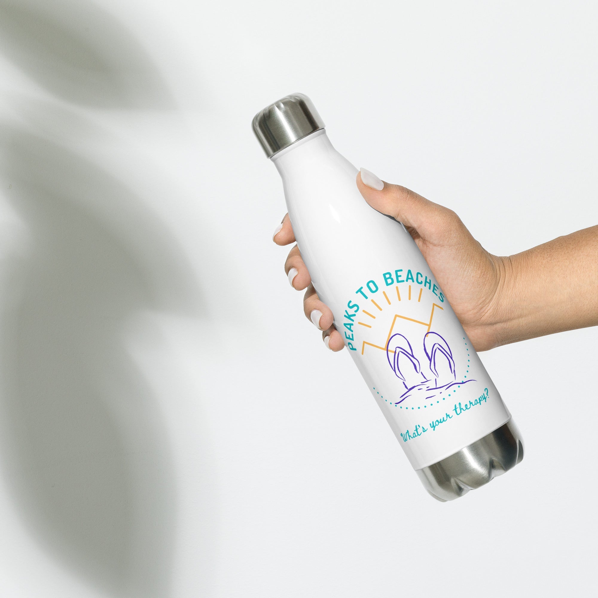 Peaks To Beaches Original Stainless Steel Water Bottle - Peaks to Beaches Co Drinkware
