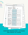 Honeymoon Planner - PRINT AT HOME - Peaks to Beaches Co Planner