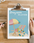 Honeymoon Planner - PRINT AT HOME - Peaks to Beaches Co Planner