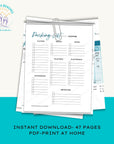 My Ultimate Bucket List and Planning Guide - PRINT AT HOME - Peaks to Beaches Co Planner