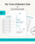 My Ultimate Bucket List and Planning Guide - PRINT AT HOME - Peaks to Beaches Co Planner