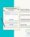 Traveling With Your Dog Planner - PRINT AT HOME - Peaks to Beaches Co Planner