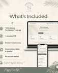 Trip Tabulator™ – Girls Getaway - Peaks to Beaches Co Digital Travel Tool