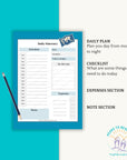 Winter Vacation Planner - PRINT AT HOME - Peaks to Beaches Co Planner