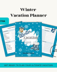 Winter Vacation Planner - PRINT AT HOME - Peaks to Beaches Co Planner