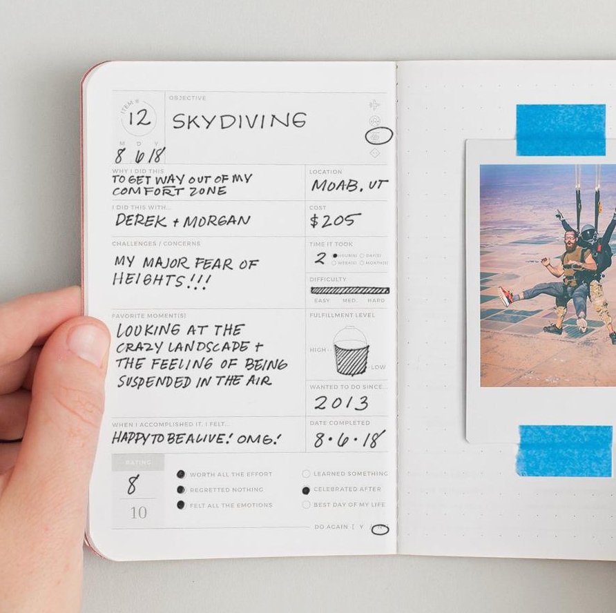 Bucket List Passport - Peaks to Beaches Co Stationary