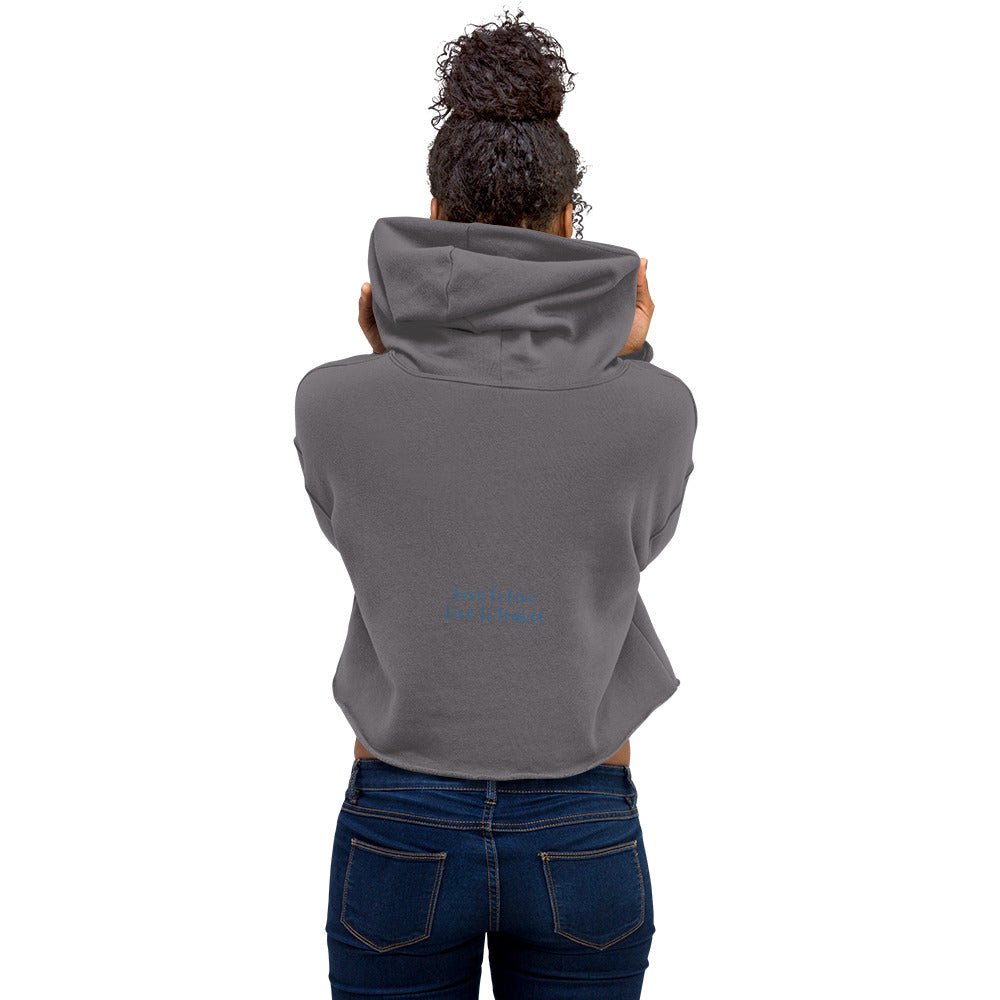 I Heart Travel - LS Crop Hoodie - Peaks to Beaches Co Apparel