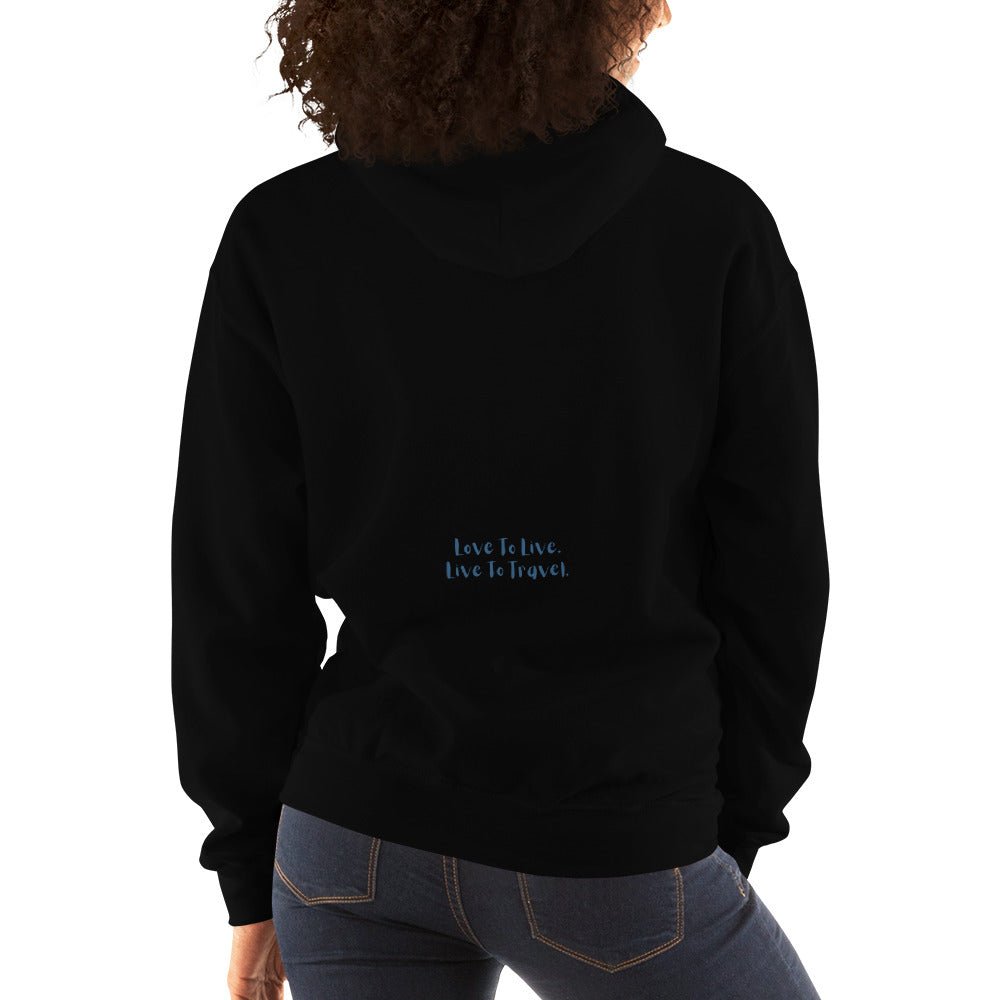 I Heart Travel - LS Unisex Heavy Blend Hoodie - Peaks to Beaches Co Apparel