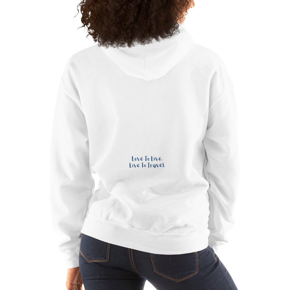 I Heart Travel - LS Unisex Heavy Blend Hoodie - Peaks to Beaches Co Apparel