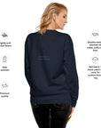 I Heart Travel - LS Unisex Premium Sweatshirt - Peaks to Beaches Co Apparel