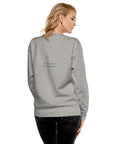 I Heart Travel - LS Unisex Premium Sweatshirt - Peaks to Beaches Co Apparel