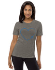 I Heart Travel - SS Tri-Blend T-Shirt - Peaks to Beaches Co Apparel