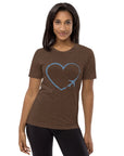 I Heart Travel - SS Tri-Blend T-Shirt - Peaks to Beaches Co Apparel