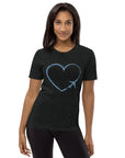 I Heart Travel - SS Tri-Blend T-Shirt - Peaks to Beaches Co Apparel