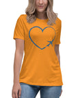 I Heart Travel - SS Women's Relaxed T-Shirt - Peaks to Beaches Co Apparel