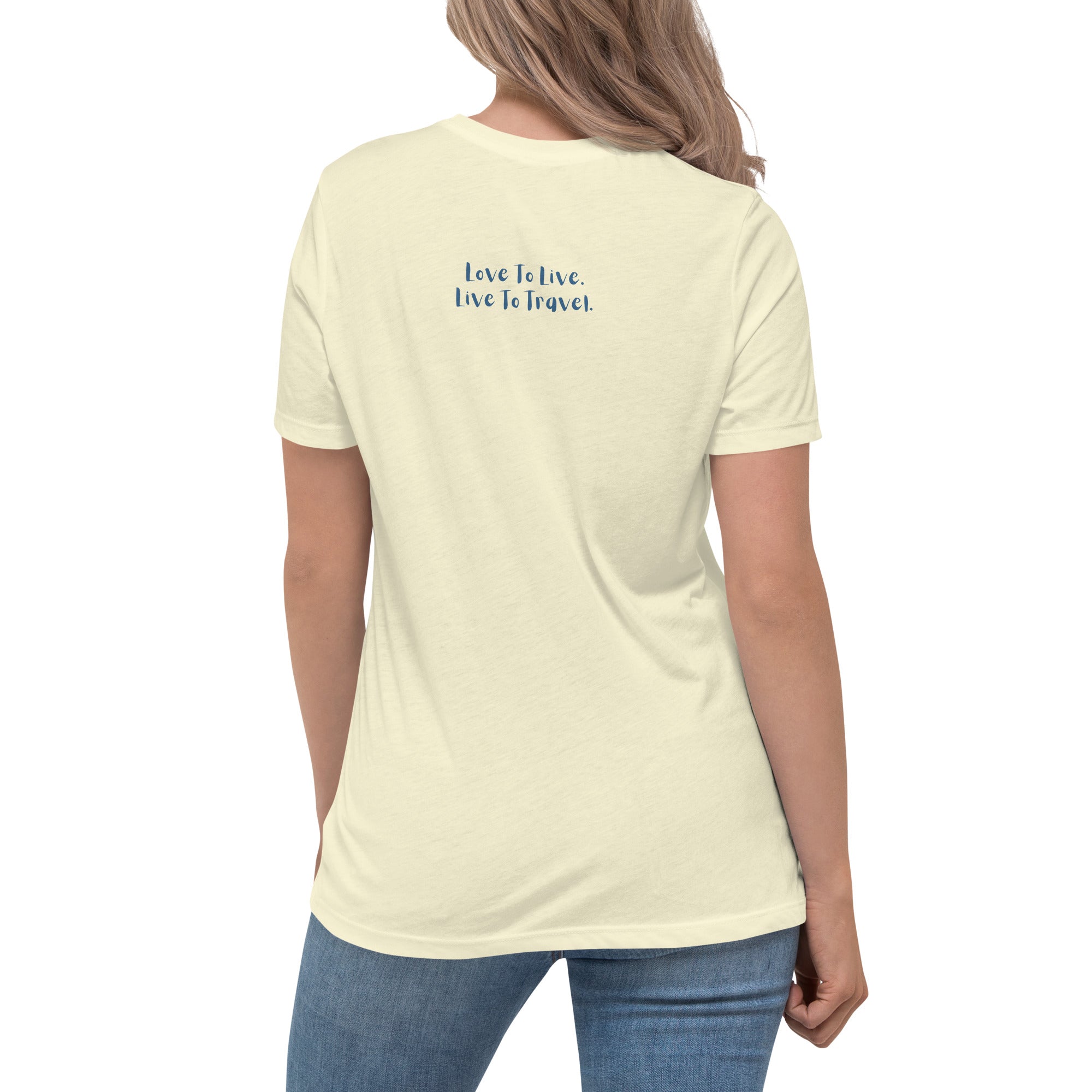 I Heart Travel - SS Women&#39;s Relaxed T-Shirt - Peaks to Beaches Co Apparel