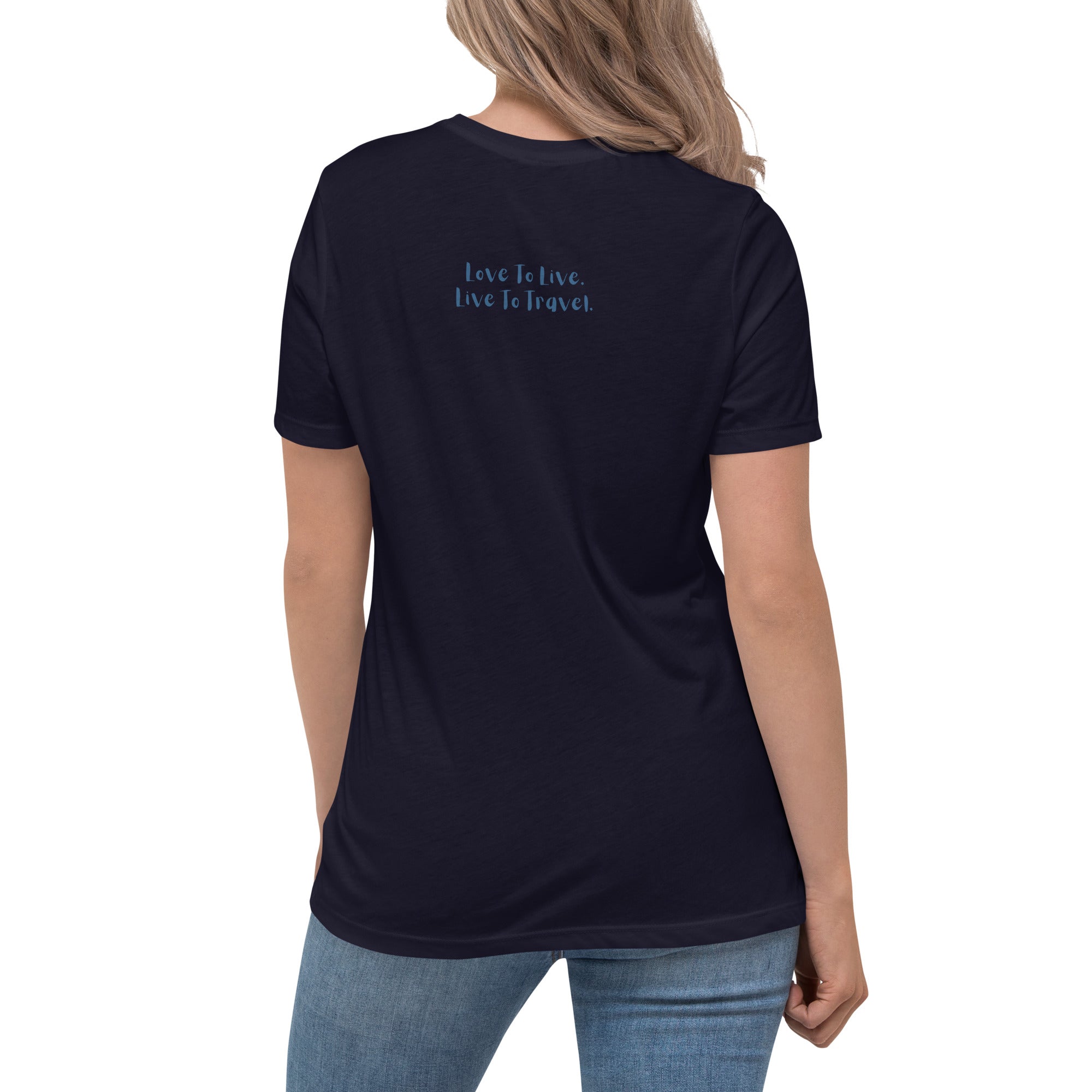 I Heart Travel - SS Women&#39;s Relaxed T-Shirt - Peaks to Beaches Co Apparel