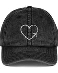 I Heart Travel Vintage Cotton Twill Cap - Peaks to Beaches Co Apparel