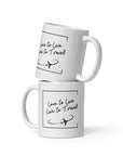 Live To Travel White glossy mug - Peaks to Beaches Co Drinkware