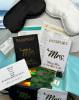 Mr. & Mrs. Travel in Comfort Box - Peaks to Beaches Co Travel Gift Box