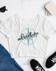 *NEW* Women’s Adventure Crop Tee - Peaks to Beaches Co Apparel