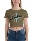 *NEW* Women’s Adventure Crop Tee - Peaks to Beaches Co Apparel