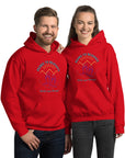 Peaks To Beaches Multi-Color Graphic LS Unisex Heavy Blend Hoodie - Peaks to Beaches Co Apparel