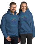 Peaks To Beaches Multi-Color Graphic LS Unisex Heavy Blend Hoodie - Peaks to Beaches Co Apparel