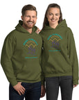 Peaks To Beaches Multi-Color Graphic LS Unisex Heavy Blend Hoodie - Peaks to Beaches Co Apparel