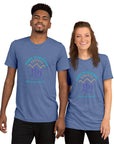 Peaks To Beaches Multi-Color SS Unisex Tri-Blend T-Shirt - Peaks to Beaches Co Apparel