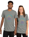 Peaks To Beaches Multi-Color SS Unisex Tri-Blend T-Shirt - Peaks to Beaches Co Apparel