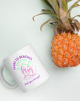 Peaks To Beaches Multi-Color Graphic on a White Glossy Mug 11oz - Peaks to Beaches Co Drinkware