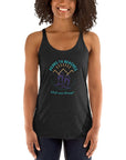 Peaks To Beaches Multi-Color Graphic on a Women's Racerback Tank - Peaks to Beaches Co Apparel