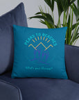 Peaks To Beaches Original Basic Pillow - Peaks to Beaches Co Home Decor