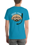 SHUCK YEAH! SS Unisex Staple T-Shirt Front/Back Design - Peaks to Beaches Co Apparel