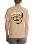 SHUCK YEAH! SS Unisex Staple T-Shirt Front/Back Design - Peaks to Beaches Co Apparel