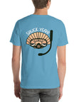 SHUCK YEAH! SS Unisex Staple T-Shirt Front/Back Design - Peaks to Beaches Co Apparel