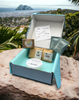 Travel Natural Spa Liquid-Less Box - Peaks to Beaches Co Travel Gift Box