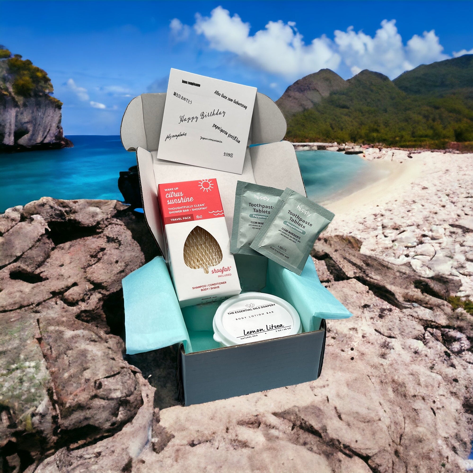 Travel REDBUDSUDS Liquid-Less Box - Peaks to Beaches Co Travel Gift Box