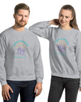 Peaks To Beaches Multi-Color Graphic LS Unisex Crew Neck Sweatshirt - Peaks to Beaches Co Apparel