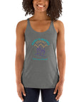 Peaks To Beaches Multi-Color Graphic on a Women's Racerback Tank - Peaks to Beaches Co Apparel