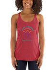 Peaks To Beaches Multi-Color Graphic on a Women's Racerback Tank - Peaks to Beaches Co Apparel