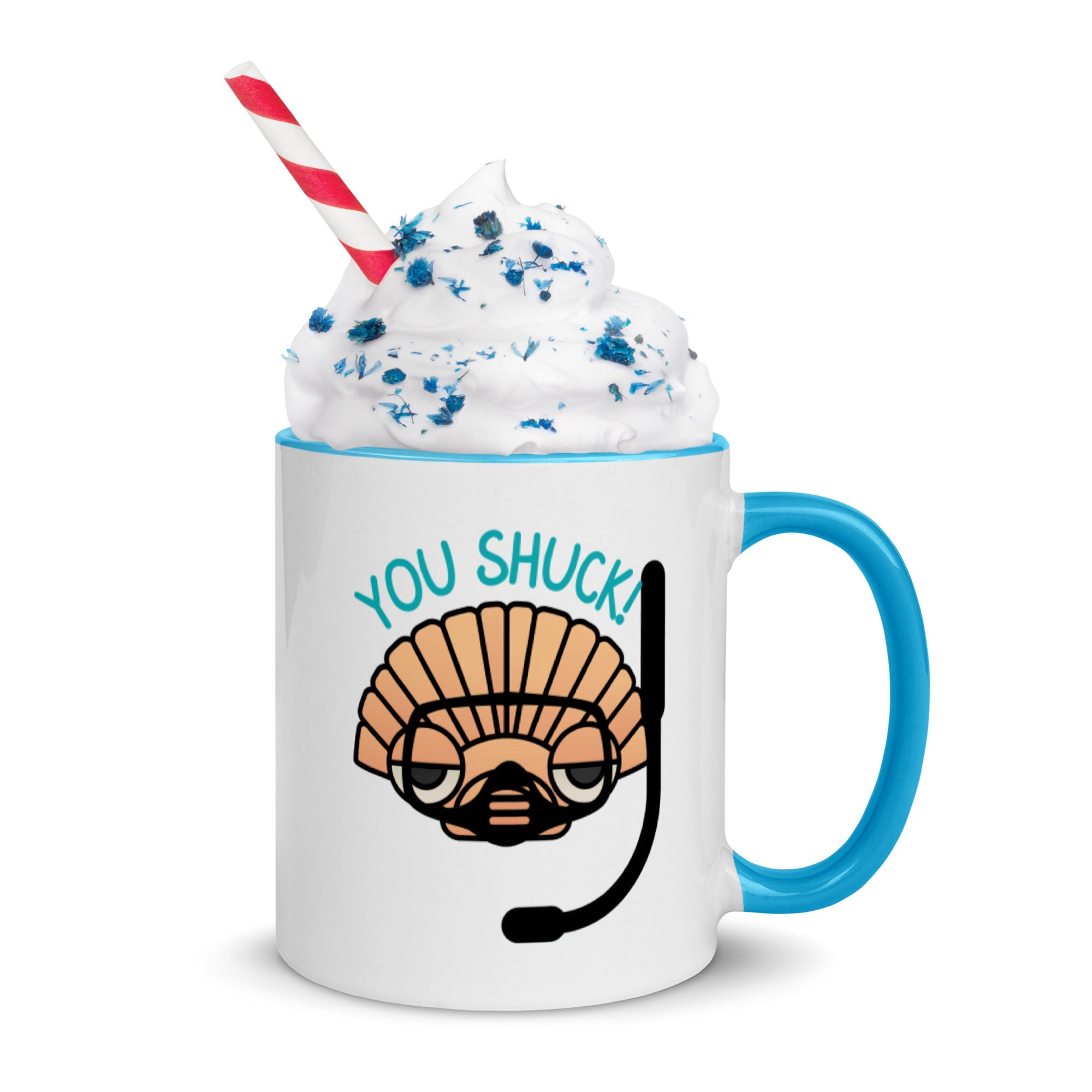 You Shuck! Mug with Color Inside - Peaks to Beaches Co Drinkware